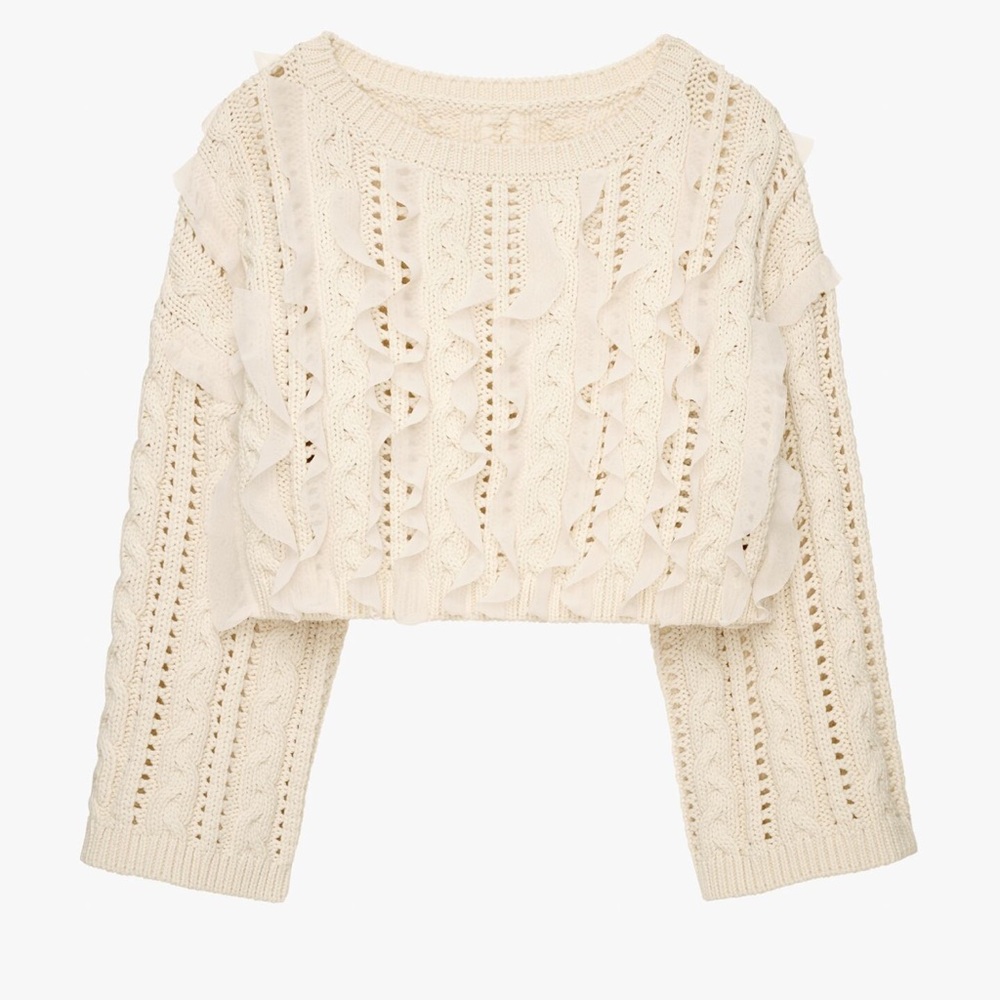 Zara Ruffled Sweater